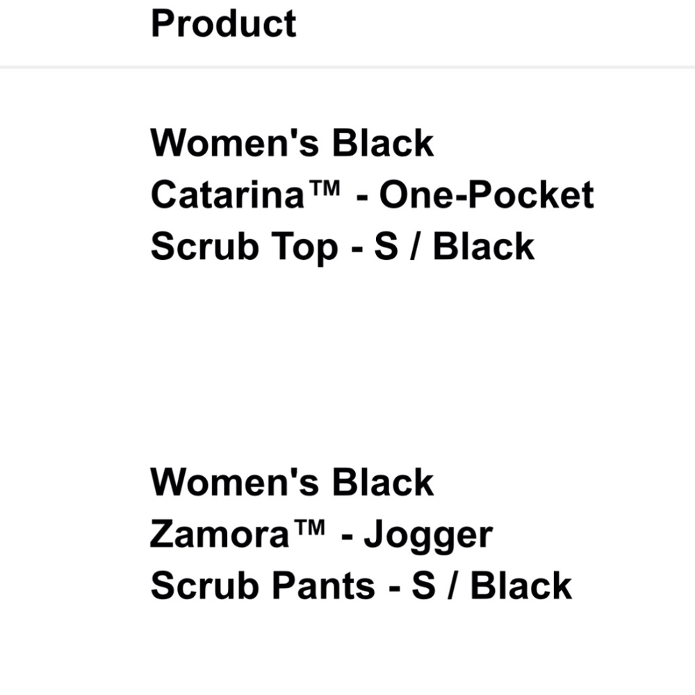 Figs scrub top and pants